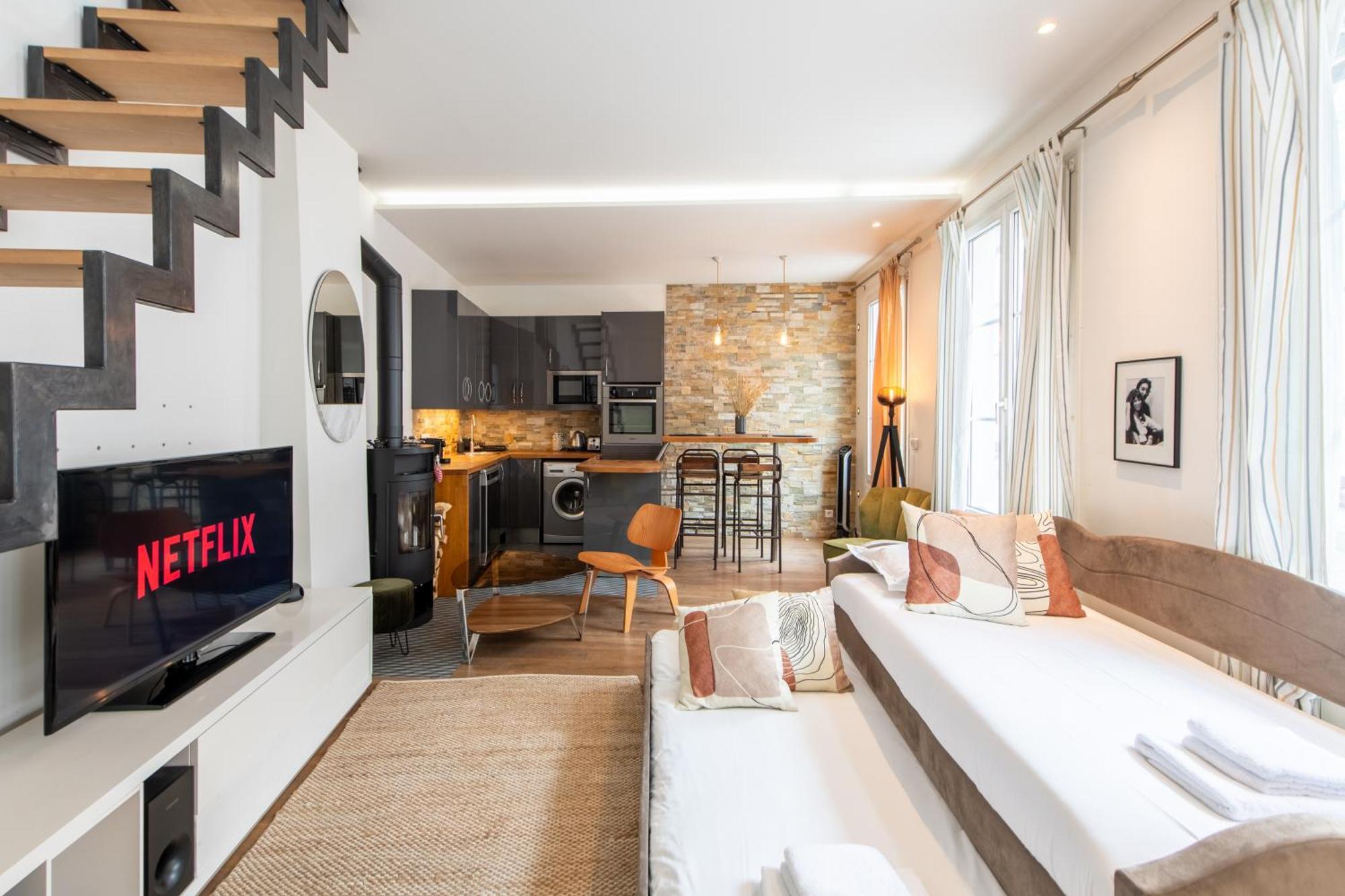 Amazing Loft In The Vibrant Area Near The Famous Bastille's Place Apartment Paris