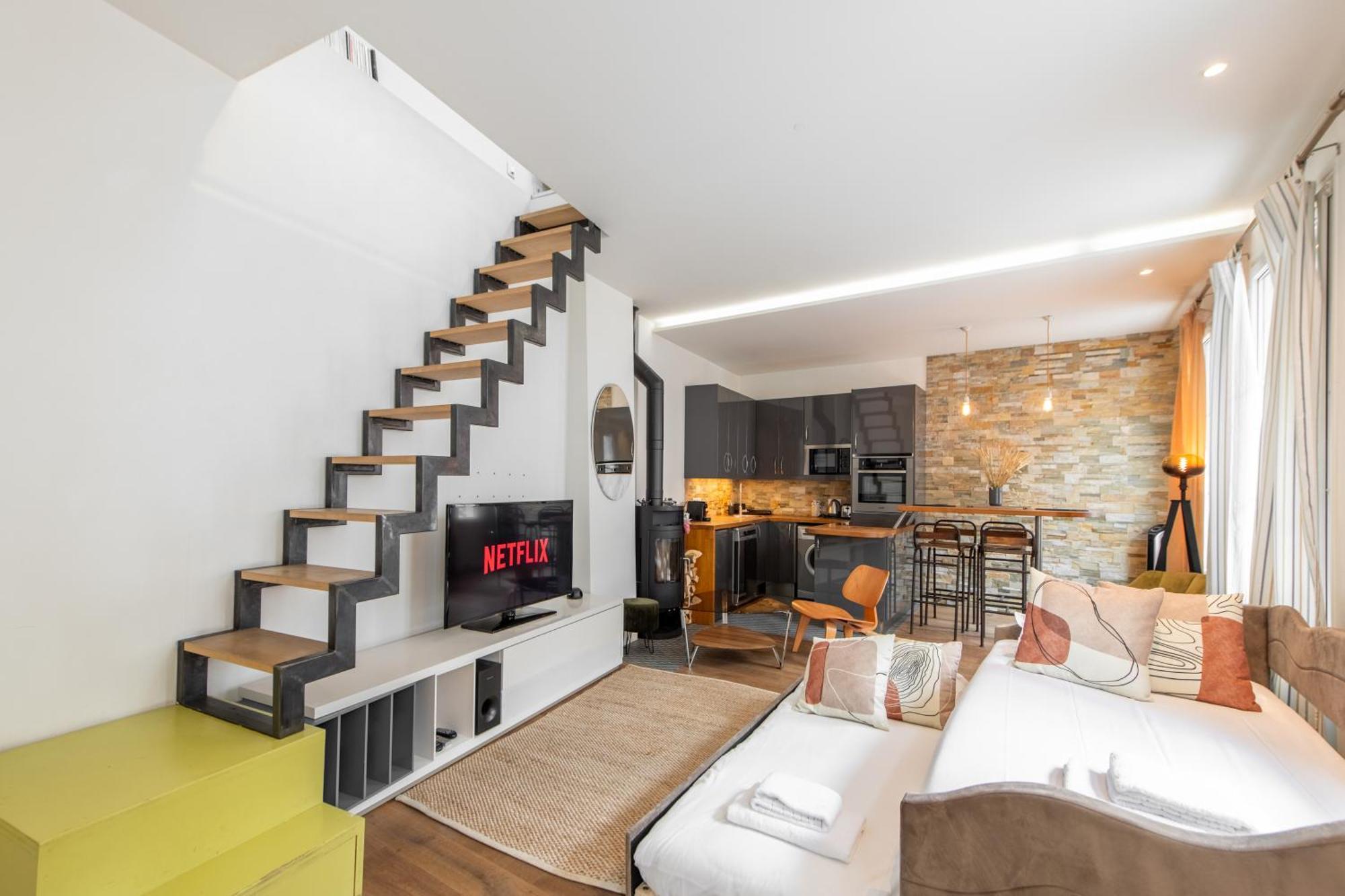 Amazing Loft In The Vibrant Area Near The Famous Bastille's Place